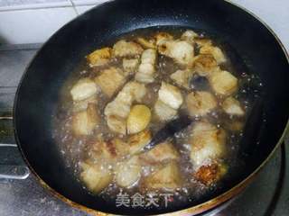 #信任之美#芋头烧五花肉的做法步骤:12