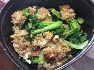 #信任之美# 鹅肝腊肠煲仔饭的做法步骤:13