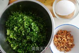 #信任之美#海米韭菜鹅蛋馅饺子的做法步骤:3