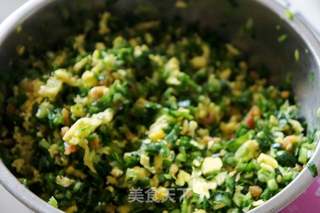 #信任之美#海米韭菜鹅蛋馅饺子的做法步骤:6