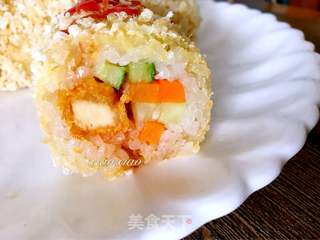 #信任之美#脆皮饭团的做法步骤:14