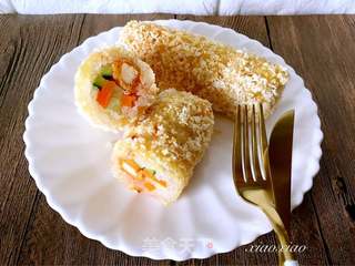 #信任之美#脆皮饭团的做法步骤:15