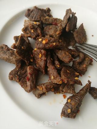 #信任之美# 烤牛肉干(烤箱自制小零食)的做法步骤:7