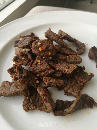 #信任之美# 烤牛肉干(烤箱自制小零食)的做法步骤:8