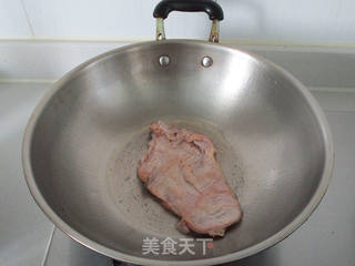 #信任之美#葱烧大排的做法步骤:3