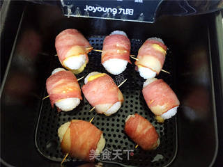 #信任之美#培根饭团的做法步骤：7