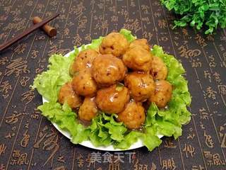 #信任之美#焦溜豆腐丸子的做法步骤:10