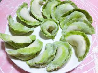 翡翠饺子的做法步骤:12