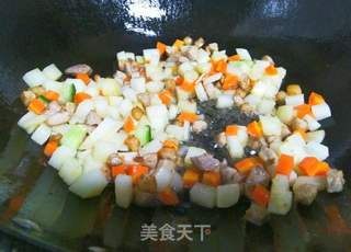 肉炒三丁的做法步骤:5