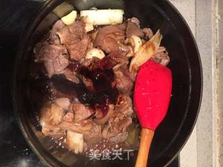 鲜橙红焖羊肉的做法步骤:9