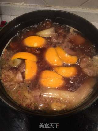 鲜橙红焖羊肉的做法步骤:11