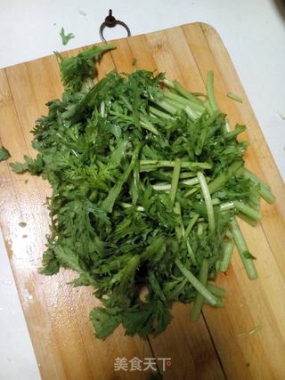#信任之美#腌茼蒿的做法步骤:2
