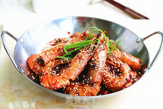 #信任之美#干锅大虾的做法步骤:10