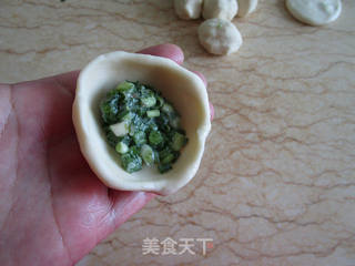 #信任之美#猪油葱油饼的做法步骤:7