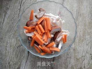 #信任之美#猪排蘑菇沙拉的做法步骤:3