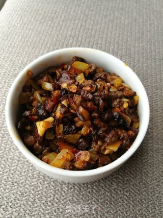 #信任之美# 香菇牛肉酱的做法步骤:12