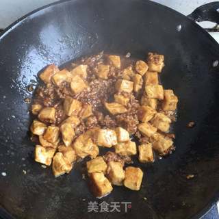 #信任之美#红烧肉末豆腐的做法步骤：8