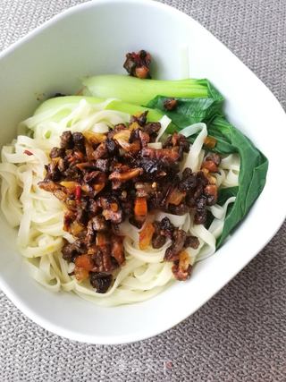 #信任之美# 香菇牛肉炸酱面的做法步骤:10