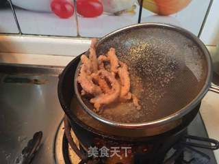 #信任之美#油炸鱿鱼须的做法步骤:8