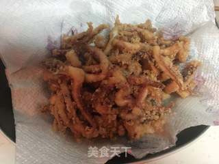 #信任之美#油炸鱿鱼须的做法步骤:9