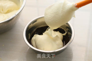 #信任之美#双色烫面戚风蛋糕的做法步骤:14