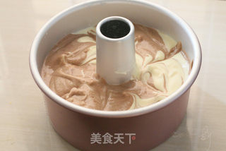 #信任之美#双色烫面戚风蛋糕的做法步骤:17