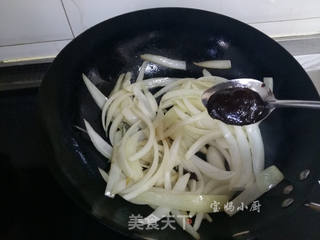 #信任之美#孜然小炒洋葱的做法步骤:4