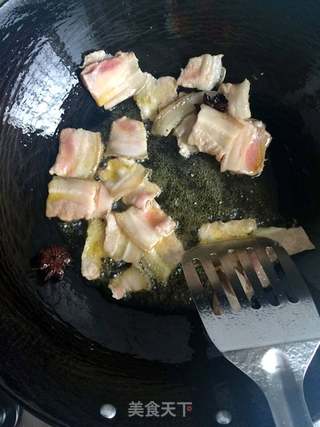 大白菜粉条炒肉的做法步骤:5