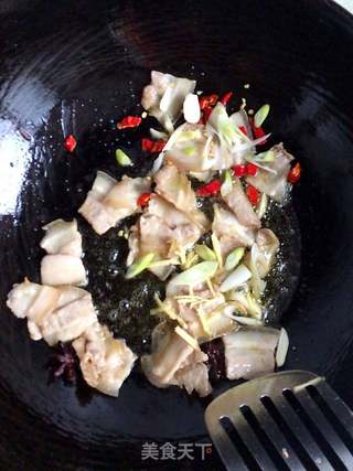 大白菜粉条炒肉的做法步骤:6