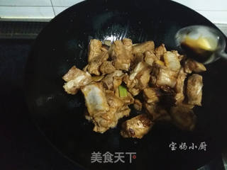 #信任之美#排骨烧山药的做法步骤:5