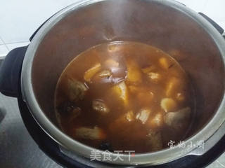 #信任之美#排骨烧山药的做法步骤:7