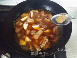 #信任之美#排骨烧山药的做法步骤:9