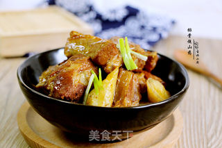 #信任之美#排骨烧山药的做法步骤:14