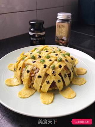 #信任之美#向日葵蛋炒饭的做法步骤:14