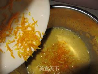 #信任之美#橙味戚风的做法步骤:5
