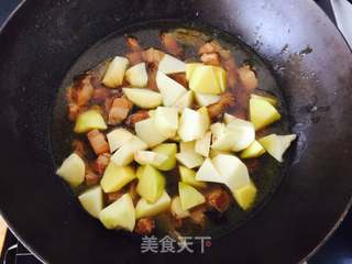 #信任之美#五花肉炖土豆的做法步骤:8