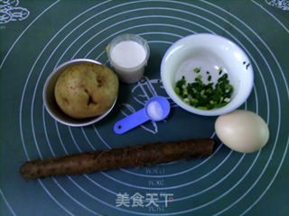 #信任之美#土豆山药鸡蛋饼的做法步骤：1