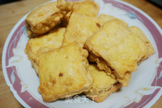 #信任之美#鱼香豆腐夹的做法步骤:5
