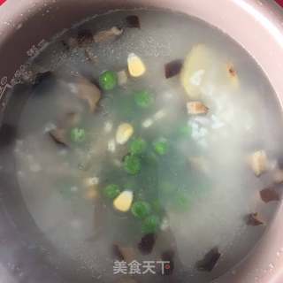 #信任之美#养生海鲜粥的做法步骤:6