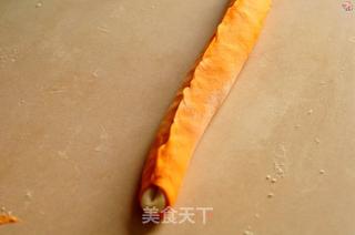 #信任之美#胡萝卜柳叶煎饺的做法步骤:11