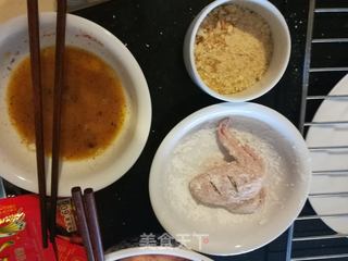 #信任之美# 烤箱版脆皮烤鸡翅的做法步骤:3