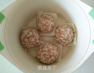 清炖狮子头的做法步骤:5