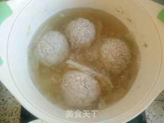 清炖狮子头的做法步骤:8