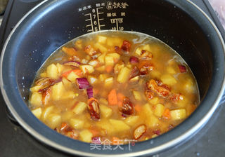 #信任之美#香肠土豆焖饭的做法步骤:7