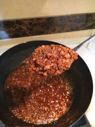 炒肉酱(杂酱帽子)的做法步骤:7