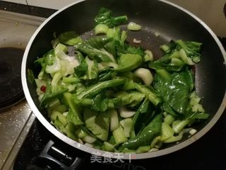 #信任之美# 蒜香小油菜（蒜泥清炒上海青）的做法步骤：8