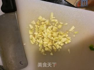 #信任之美# 蒜香小油菜（蒜泥清炒上海青）的做法步骤：5