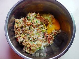 #信任之美#马蹄鲜肉锅贴的做法步骤:3