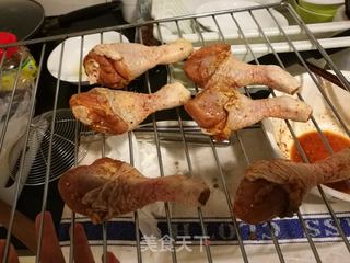 #信任之美# 烤箱版孜然烤鸡腿的做法步骤：5