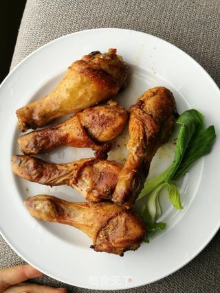 #信任之美# 烤箱版孜然烤鸡腿的做法步骤:9
